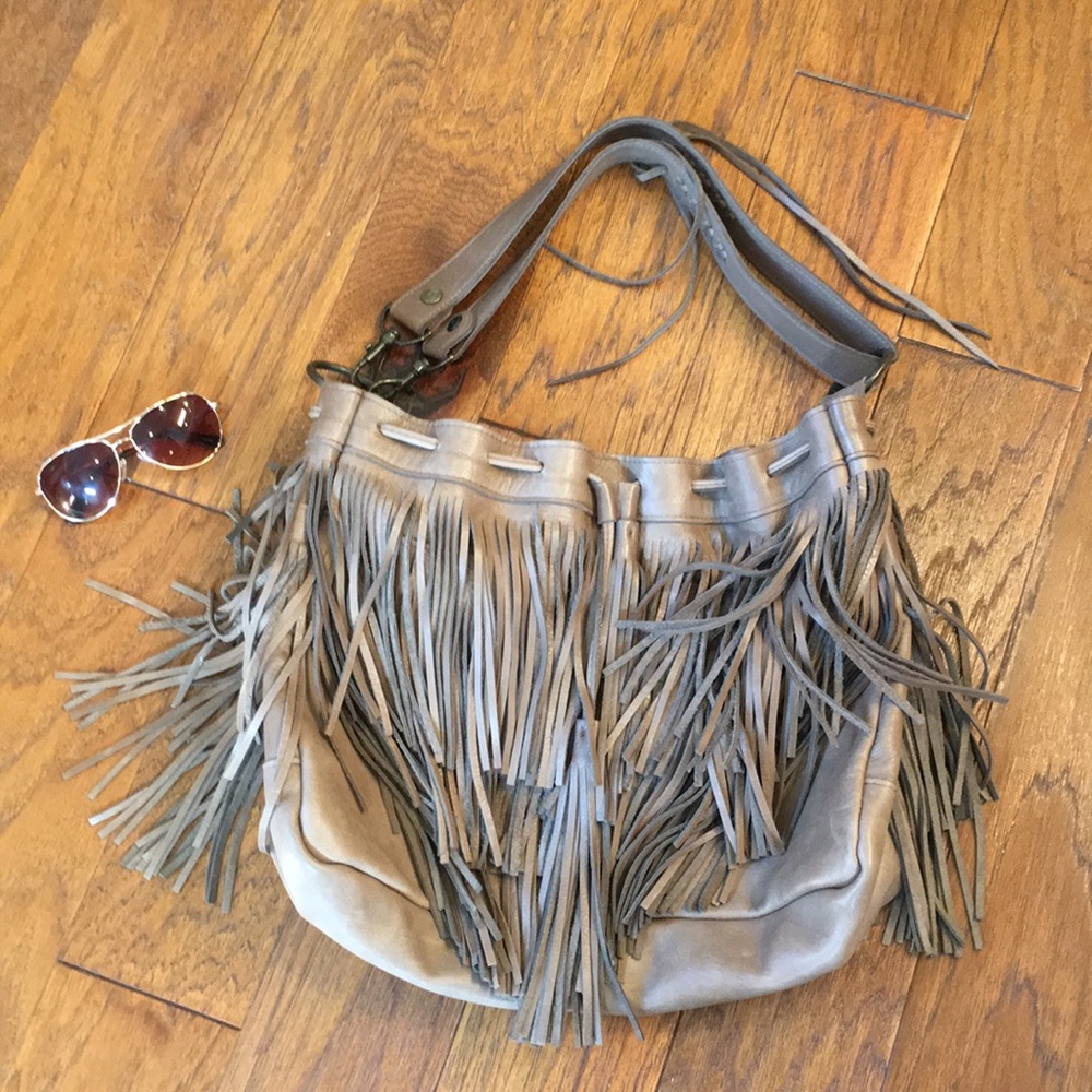 McFadin handbag grey leather